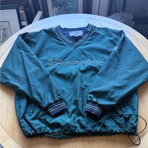 Champion Teal Windbreaker Jacket